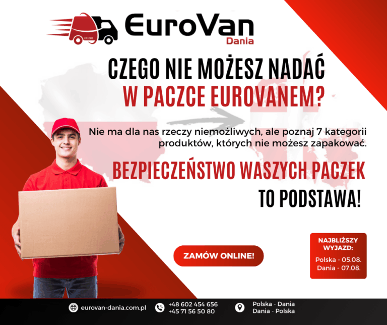 7 kategorii produktów, których nie przewieziesz na trasie Polska – Dania, Dania – Polska